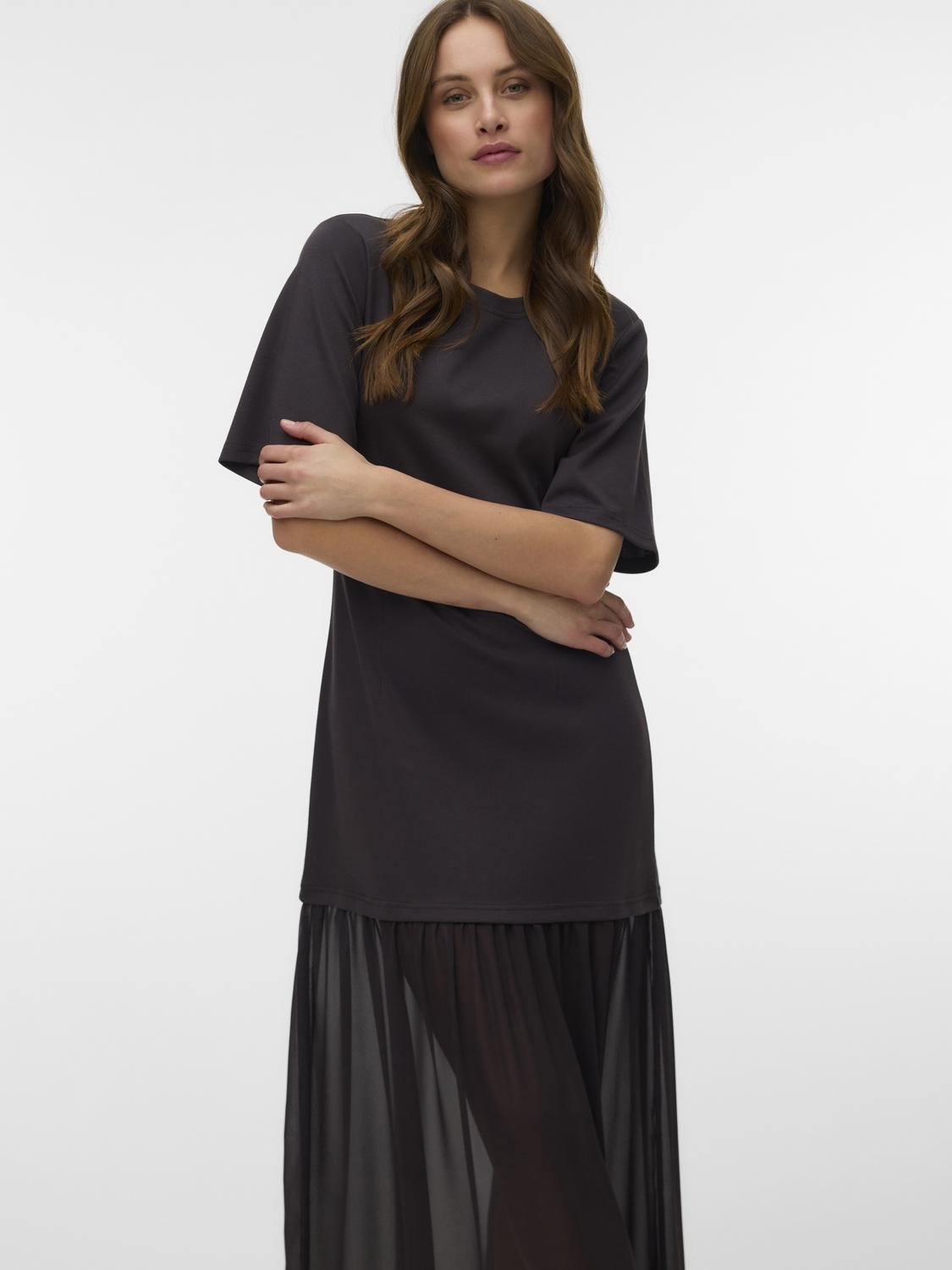 VMBRENDA Long Dress - Chocolate Torte - VERO MODA & VILA Bergvik